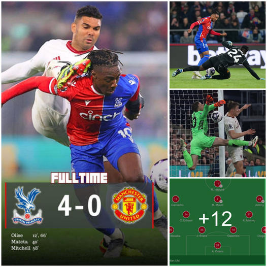 Man Utd's Dismal Display Against Crystal Palace, Marred By The Absence ...