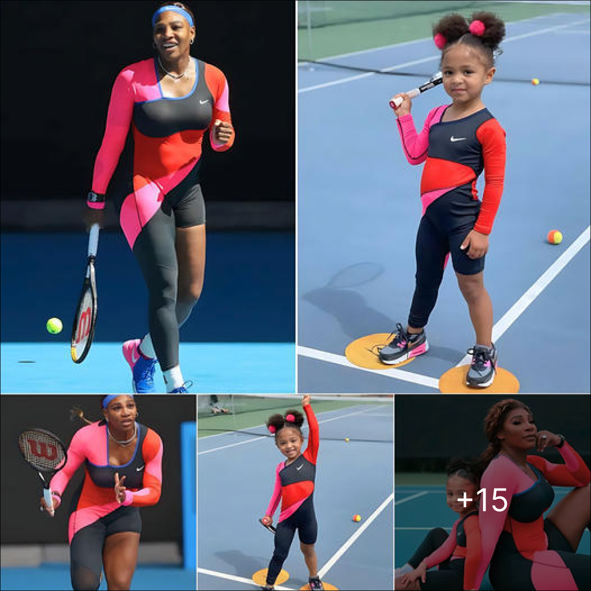 Olympia, Serena Williams' daughter, looks adorable as she wears a ...