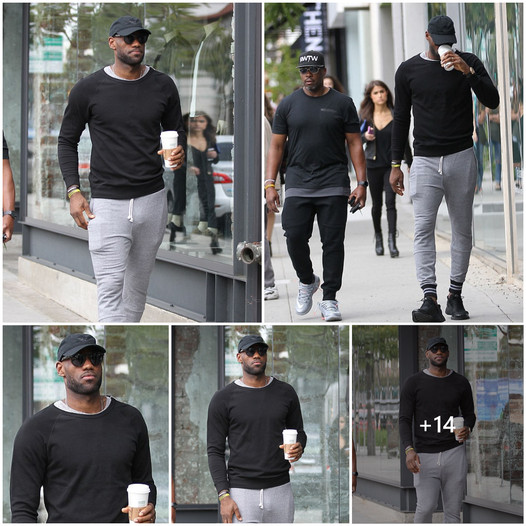 King James' Laid-Back Coffee Run: LeBron Spotted in Cozy Sweats